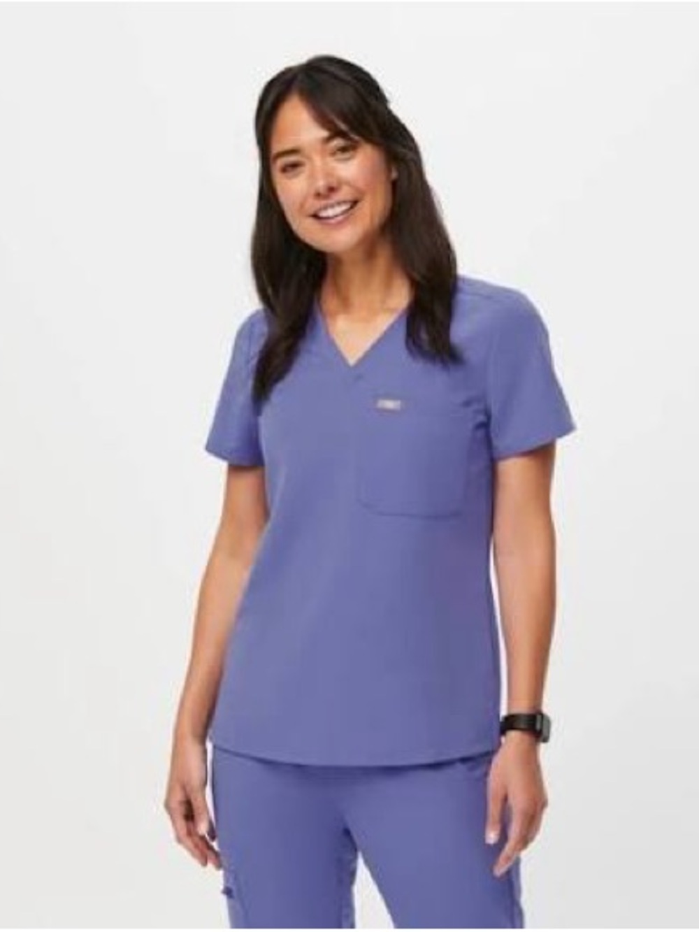 Catarina One-Pocket Scrub Top™ -  BLUEBERRY  *LIMITED EDITION*